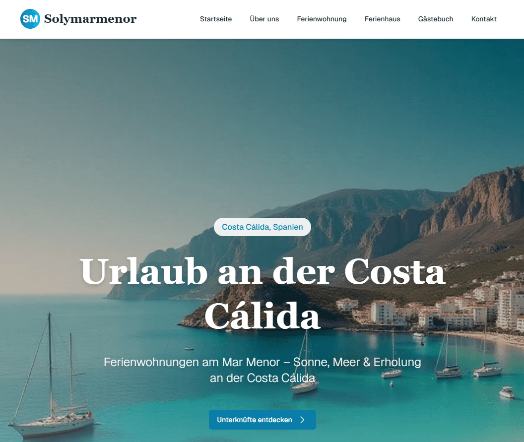 Solymarmenor – Vorschaubild der Website