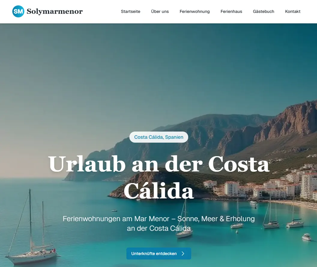 Solymarmenor – Vorschaubild der Website